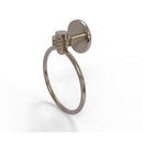 Allied Brass Satellite Orbit One Collection Towel Ring with Dotted Accent 7116D-PEW