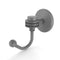 Allied Brass Satellite Orbit One Robe Hook with Dotted Accents 7120D-GYM