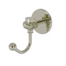 Allied Brass Satellite Orbit One Robe Hook with Twisted Accents 7120T-PNI