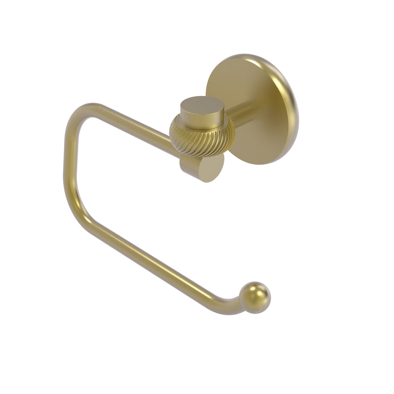 Allied Brass Satellite Orbit One Collection Euro Style Toilet Tissue Holder with Twisted Accents 7124ET-SBR