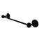 Allied Brass Satellite Orbit One Collection 18 Inch Towel Bar with Groovy Accents 7131G-18-BKM