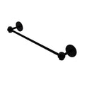 Allied Brass Satellite Orbit One Collection 18 Inch Towel Bar with Twist Accents 7131T-18-BKM