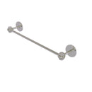 Allied Brass Satellite Orbit One Collection 30 Inch Towel Bar with Twist Accents 7131T-30-SN