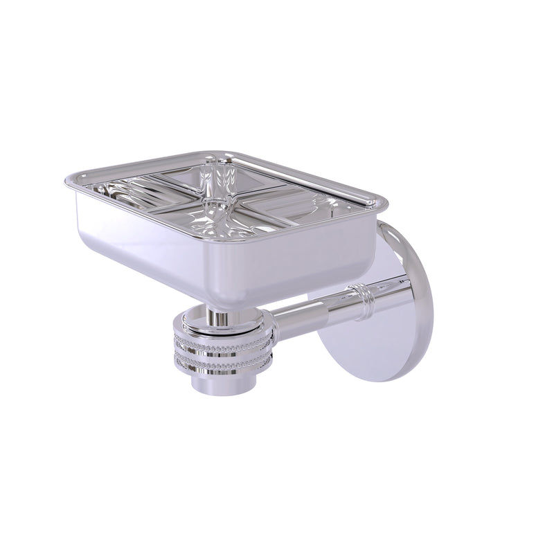 Allied Brass Satellite Orbit One Wall Mounted Soap Dish with Dotted Accents 7132D-PC