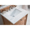 James Martin Savannah 26" Driftwood Single Vanity with 3 cm Arctic Fall Solid Surface Top 238-104-V26-DRF-3AF