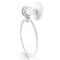 Allied Brass Satellite Orbit Two Collection Towel Ring with Dotted Accent 7216D-WHM