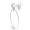 Allied Brass Satellite Orbit Two Collection Towel Ring with Groovy Accent 7216G-WHM