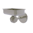 Allied Brass Satellite Orbit Two Collection Wall Mounted Soap Dish with Groovy Accents 7232G-SN