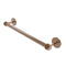 Allied Brass Satellite Orbit Two Collection 24 Inch Towel Bar with Dotted Detail 7251D-24-BBR