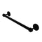 Allied Brass Satellite Orbit Two Collection 30 Inch Towel Bar with Dotted Detail 7251D-30-BKM