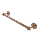 Allied Brass Satellite Orbit Two Collection 36 Inch Towel Bar with Groovy Detail 7251G-36-BBR