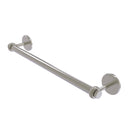 Allied Brass Satellite Orbit Two Collection 18 Inch Towel Bar with Twist Detail 7251T-18-SN