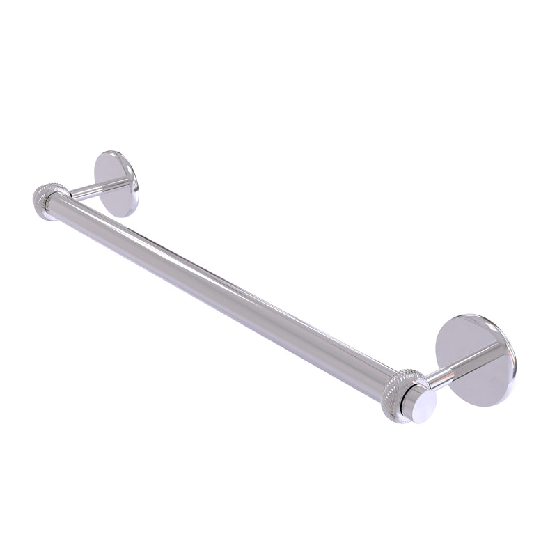 Allied Brass Satellite Orbit Two Collection 24 Inch Towel Bar with Twist Detail 7251T-24-PC