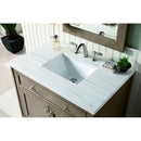 James Martin Chicago 36" Whitewashed Walnut Single Vanity with 3 cm Arctic Fall Solid Surface Top 305-V36-WWW-3AF