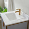 Vinnova Design Granada 24" Vanity with White Composite Grain Stone Countertop