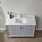 Vinnova Design Granada 48" Vanity with White Composite Grain Stone Countertop