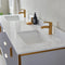 Vinnova Design Granada 72" Vanity with White Composite Grain Stone Countertop