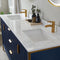 Vinnova Design Granada 72" Vanity with White Composite Grain Stone Countertop