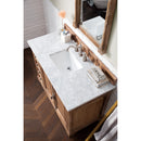 James Martin Providence 48" Driftwood Single Vanity with 3 cm Carrara Marble Top 238-105-5211-3CAR