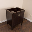 Bellaterra 29" Single Sink Vanity Wood Sable Walnut Cabinet Only 7613-SW