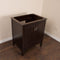 Bellaterra 29" Single Sink Vanity Wood Sable Walnut Cabinet Only 7613-SW