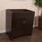 Bellaterra 32" Single Sink Vanity Wood Sable Walnut Cabinet Only 7615-SW