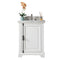 James Martin Providence 26" Bright White Single Vanity with 3 cm Arctic Fall Solid Surface Top 238-105-V26-BW-3AF