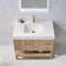 Vinnova Design Alistair 36" Single Vanity with White Grain Stone Countertop