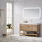 Alistair 48" Single Vanity Oak with White Grain Stone Countertop