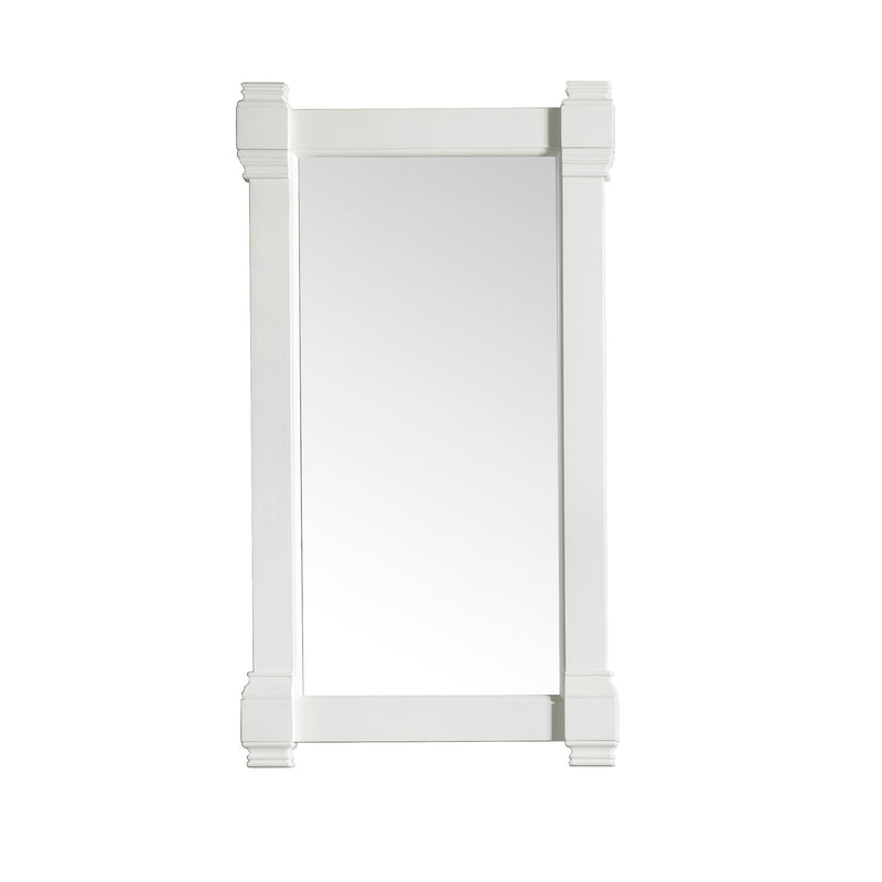 James Martin Brittany 30" Single Vanity Bright White with 3 cm Eternal Jasmine Pearl Quartz Top 650-V30-BW-3EJP