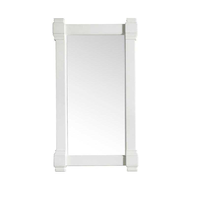 James Martin Brittany 48" Bright White Single Vanity with 3 cm Cala Blue Quartz Top 650-V48-BW-3CBL