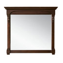 James Martin Brookfield 26" Burnished Mahogany Single Vanity with 3 cm Classic White Quartz Top 147-114-V26-BNM-3CLW