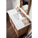 James Martin Providence 48" Driftwood Single Vanity with 3 cm Arctic Fall Solid Surface Top 238-105-5211-3AF