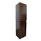 Bellaterra Wall Mount Linen Cabinet  Walnut