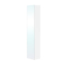 Bellaterra Mirrored Wall Mount Linen Cabinet  White