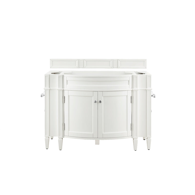 James Martin Brittany 46" Single Vanity Bright White 650-V46-BW