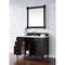 James Martin Brittany 48" Burnished Mahogany Single Vanity with 3 cm Classic White Quartz Top 650-V48-BNM-3CLW