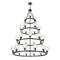 Innovations Lighting Cobbleskill 30 Light 50" Chandelier 820345-BK-G112