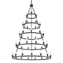 Innovations Lighting Saloon 45 Light 60" Chandelier 8203456-BK