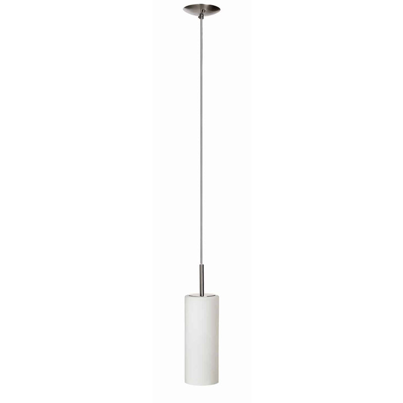 Dainolite 1 Light Wh Glass Pendant 83202-SC-WH