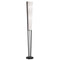 Dainolite 2 Light Incandescent Floor Lamp Matte Black with White Shade 83323F-MB