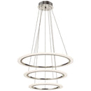 Kichler Hyvo 3 Ring LED Pendant Brushed Nickel 83669