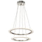 Kichler Hyvo 2 Ring LED Pendant Brushed Nickel 83670