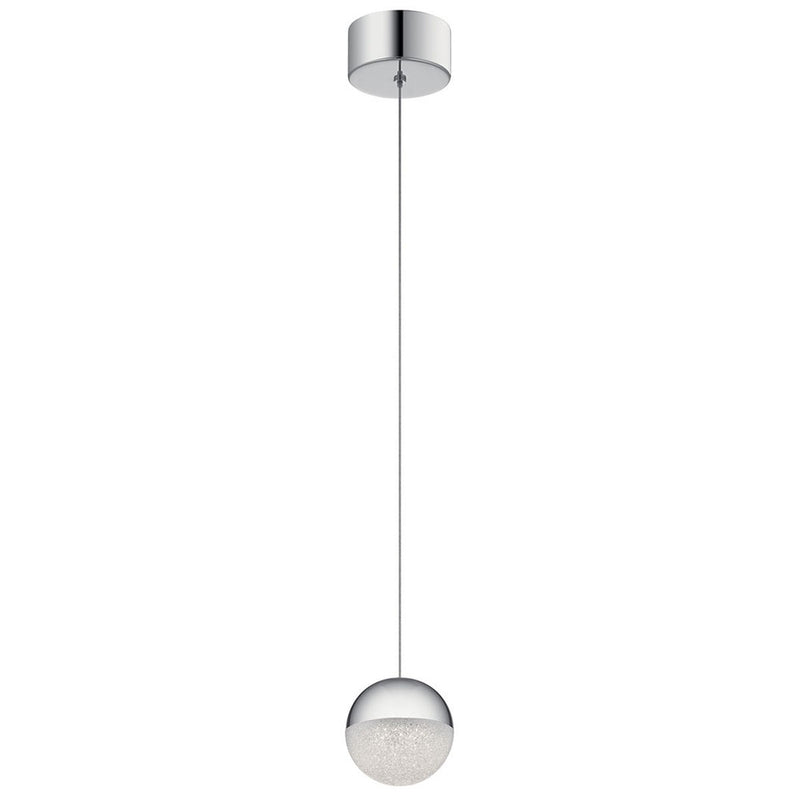 Kichler Moonlit 4.75" 1 Light LED Mini Pendant Chrome 83853