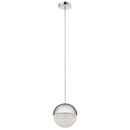 Kichler Moonlit 7.75" 1 Light LED Mini Pendant Chrome 83854