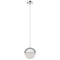 Kichler Moonlit 7.75" 1 Light LED Mini Pendant Chrome 83854