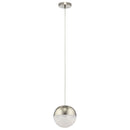 Kichler Moonlit 7.75" 1 Light LED Mini Pendant Brushed Nickel 83956