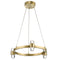 Kichler Arabella 3000K LED 3 Light Chandelier Champagne Gold 84068CG