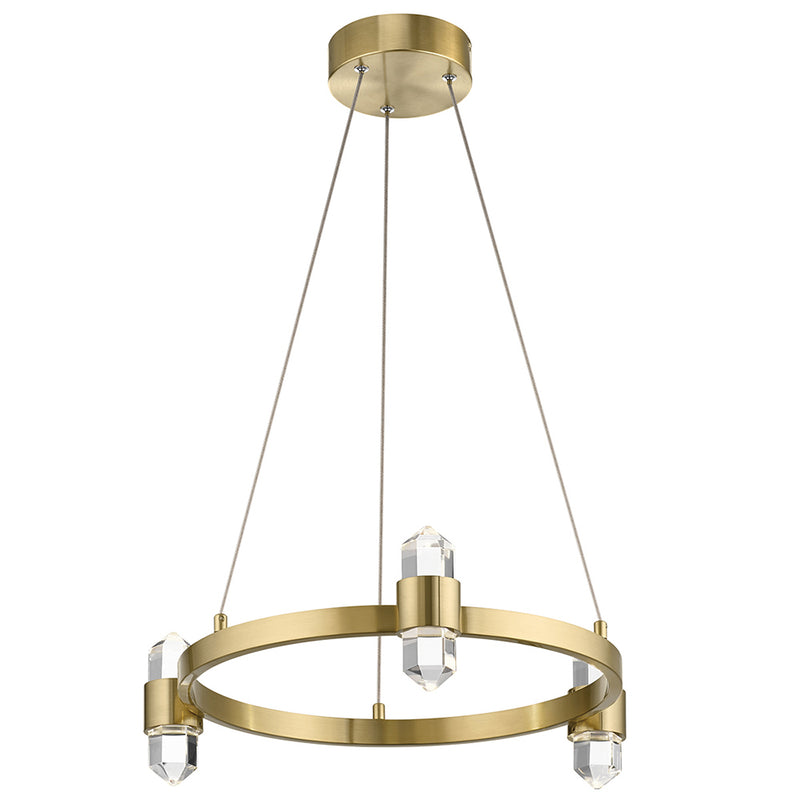 Kichler Arabella 3000K LED 3 Light Chandelier Champagne Gold 84068CG