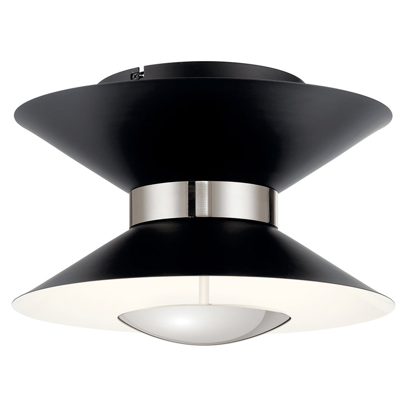 Kichler Kordan 8" LED Flush Mount Matte Black 84132